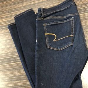 American eagle dark wash jeggings